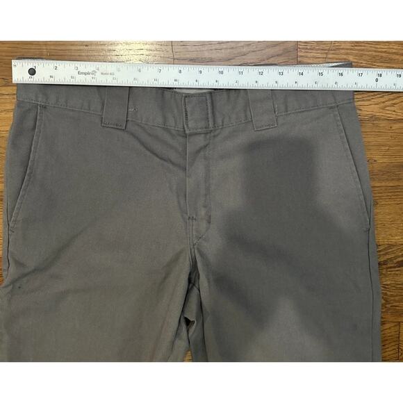Dickies Work Pants Grey 33x32 Flex Slim Taper - Picture 4 of 8